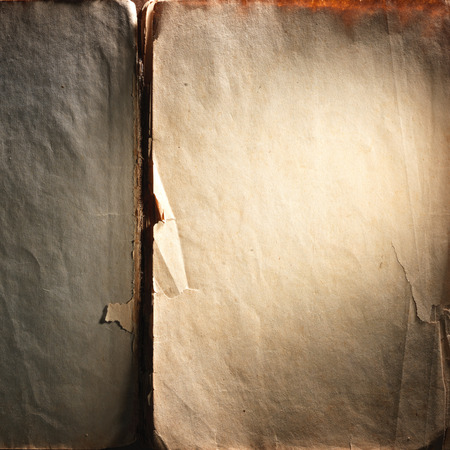 Vintage aged old paper. Original background or texture. Close upの写真素材