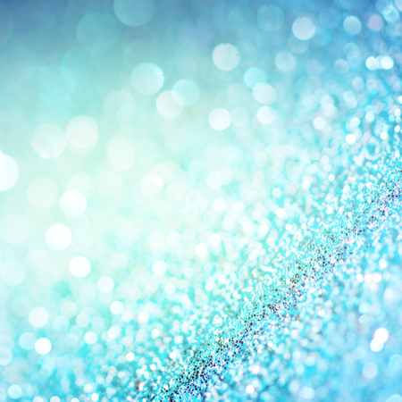 Defocused abstract blue lights background . bokeh lights. concept.の写真素材