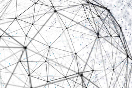 Fantasy abstract technology and engineering background with original organic motionの写真素材