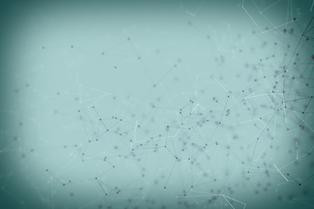 Fantasy abstract technology and engineering background with original organic motion