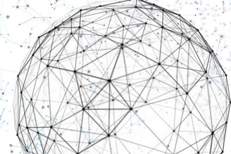 Fantasy abstract technology and engineering background with original organic motionの写真素材