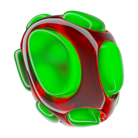 Crystal abstract. Jewelry concept 3Dの写真素材