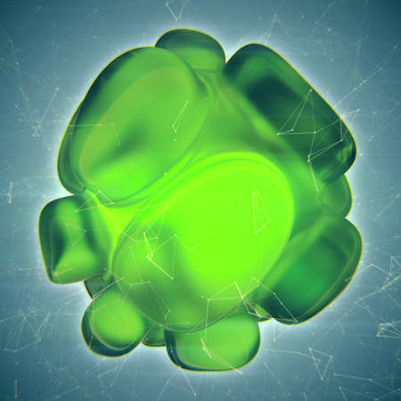 Crystal abstract. Jewelry concept 3D renderingの写真素材