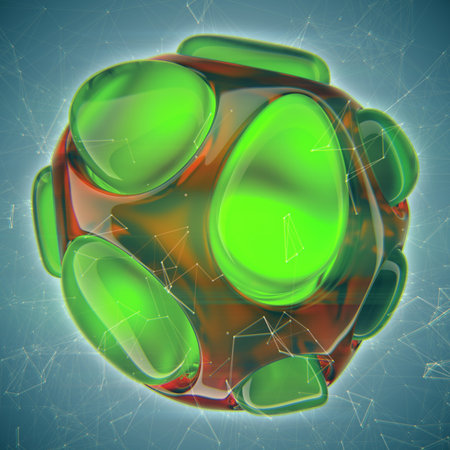 Crystal abstract. Jewelry concept 3D renderingの写真素材