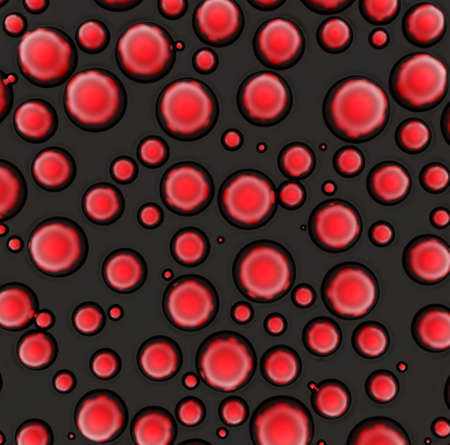 Abstract background of small rings in red colors. 3d renderingの写真素材
