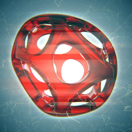 Crystal abstract. Jewelry concept 3D renderingの写真素材