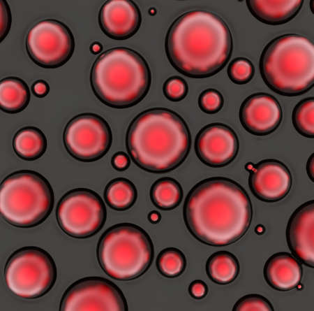 Abstract background of small rings in red colors. 3d renderingの写真素材