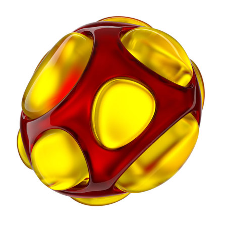 Crystal abstract. Jewelry concept 3D rendering