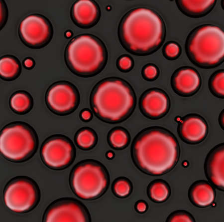 Abstract background of small rings in red colors. 3d renderingの写真素材