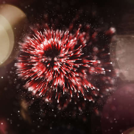 Beautiful abstract bokeh lights background.Blurred backgroundの写真素材