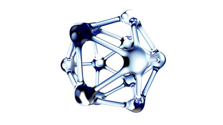 DNA molecule in water over white background. 3d