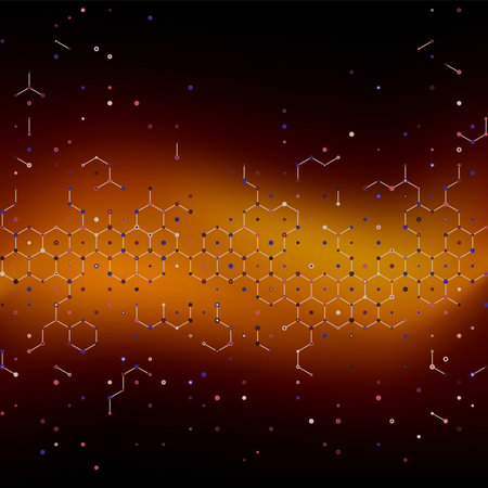 Vector modern absrtact geometric pattern hexagon.