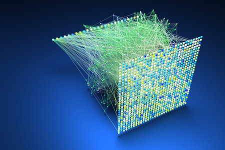 Data concept, Internet connection network high digital technology. 3D Render.