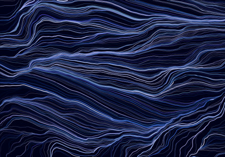 Abstract wavy artistic template. Stripe Background.のイラスト素材