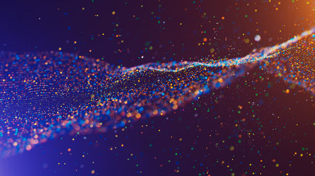 Abstract digital background. Big data visualization. Network connection structure. Science background. High quality photoの写真素材