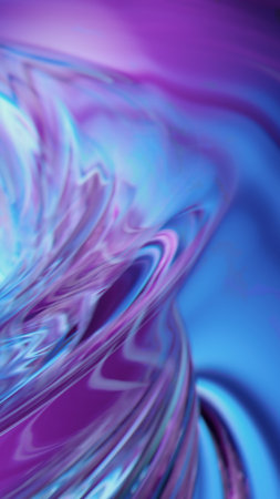 Abstract Wave Purple Motionの写真素材