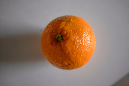 orange on a black background