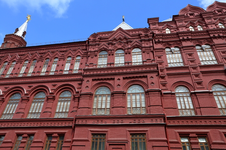 MOSCOW, RUSSIA - MAY 22, 2016: The building of the Russian State Historical Museum on Red Squareのeditorial素材