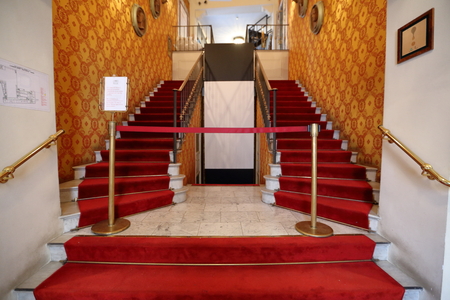 MILAN, ITALY - MAY 29, 2016: Interior of the La Scala Opera House Museumのeditorial素材