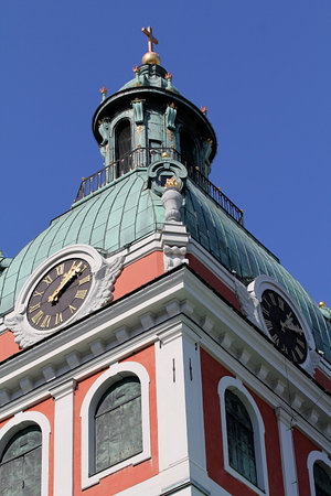 Exquisite architecture of the beautiful Swedish capital city of Stockholm