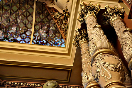 MOSCOW, RUSSIA - DECEMBER 18, 2016: Inside the Eliseev store in the city centerのeditorial素材