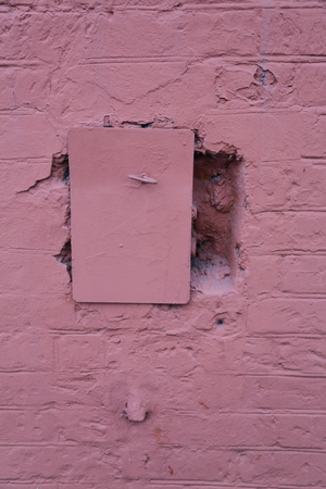 The idea of design embossed wall of an old brick texturedの写真素材