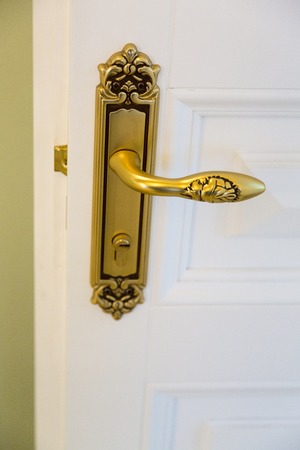 The idea of the door decoration between the living roomsの写真素材