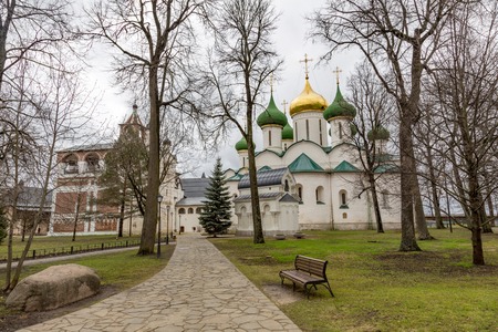 SUZDAL, RUSSIA - APRIL 28, 2017: Spaso-Evfimiev Monastery. Architectural and Museum Complexのeditorial素材