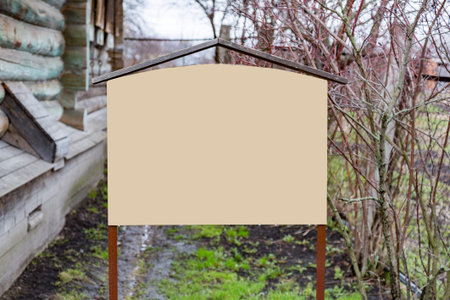 Homemade direction pointer without signs and symbolsの写真素材