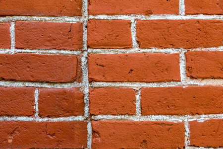 The idea of design embossed wall of an old textured bricks