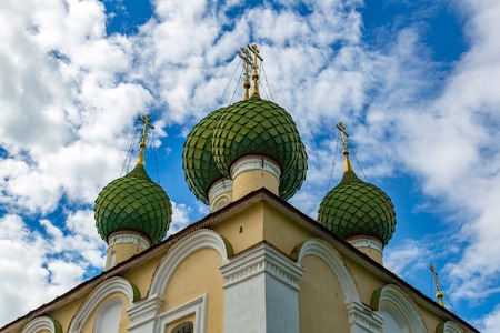 UGLICH, RUSSIA - JUNE 17, 2017: Facade of the Church of the Beheading of John the Baptist. Built in 1681のeditorial素材