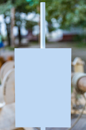 Street direction pointer without signs and symbolsの写真素材