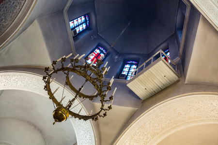 DARNA, RUSSIA - NOVEMBER 11, 2017: Interior of the Temple of the Cross Exaltationのeditorial素材