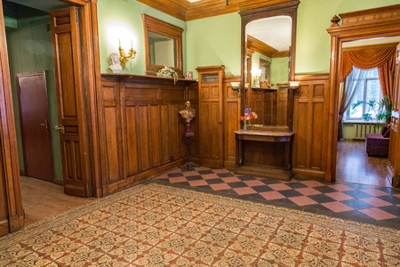MOSCOW REGION, RUSSIA - DECEMBER 9, 2017: The interior of the historical Manor Serednikovo. Built in the 18th centuryのeditorial素材
