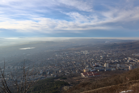 Picturesque landscape of Pyatigorsk. Resort city in the Stavropol region of the Russian Federationの写真素材