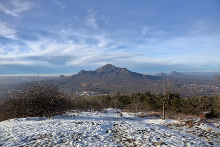 Picturesque landscape of Pyatigorsk. Resort city in the Stavropol region of the Russian Federationの写真素材
