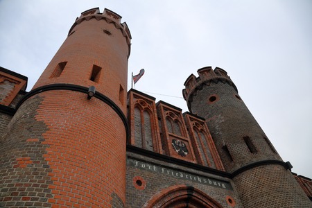 Kaliningrad, Russia - February 23, 2019: Exterior of Fort Friedrichburg. Monument of architecture of 1745のeditorial素材