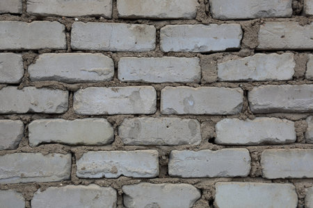 The idea of design embossed wall of an old textured bricks