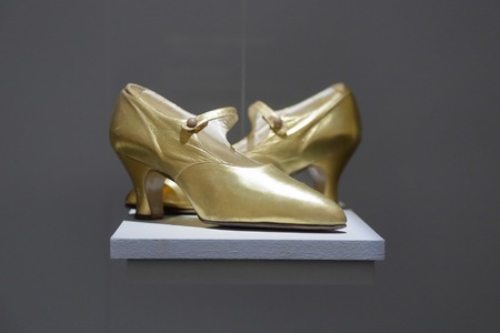 Retro Art Deco women shoes from the early 20th centuryの写真素材
