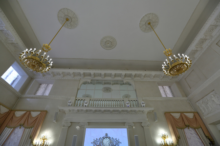Moscow, Russia - May 18, 2019: Interior of the City Hall and City Government building on Tverskaya streetのeditorial素材