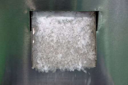 Aluminum body of food ice grinding machine for hotels and restaurantsの写真素材