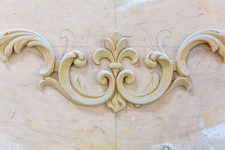 Moscow, Russia - September 07, 2020: Products of the Dikart gypsum stucco molding plantのeditorial素材