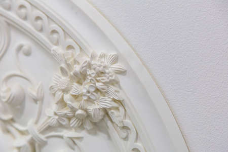 Moscow, Russia - September 07, 2020: Products of the Dikart gypsum stucco molding plantのeditorial素材