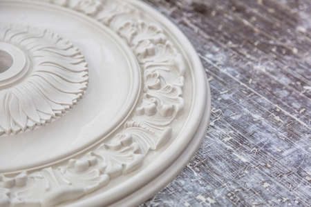 Moscow, Russia - September 07, 2020: Products of the Dikart gypsum stucco molding plantのeditorial素材