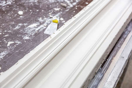 Moscow, Russia - September 07, 2020: Products of the Dikart gypsum stucco molding plantのeditorial素材