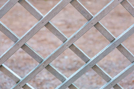 Textured surface of natural wood decorative materials in the gardenの写真素材