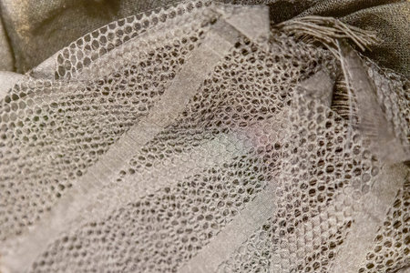 Textured fabric-based material for craft and creativityの写真素材