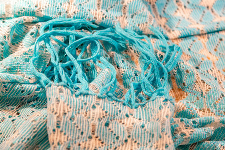 Textured fabric-based material for craft and creativityの写真素材