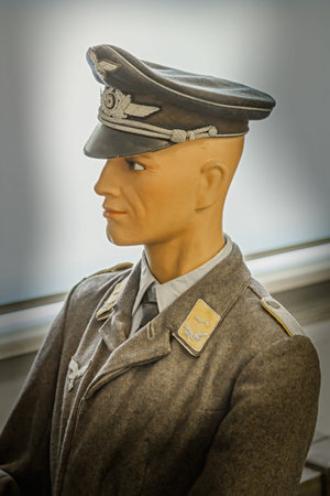 Krasnogorsk district, Moscow region, Russia - July 11, 2021: Mannequin symbolizing the times of the...