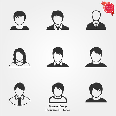 User iconsの写真素材